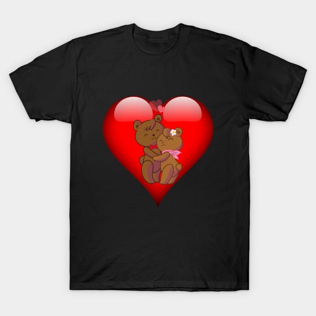 Valentine T-Shirt by MckinleyArt